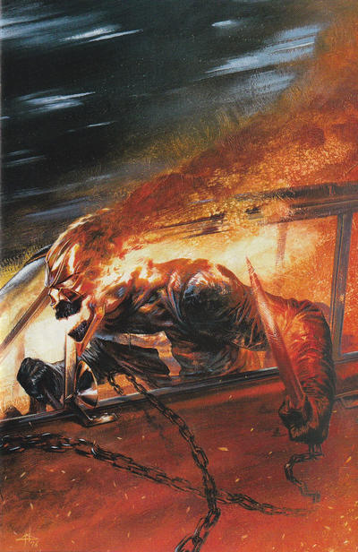 Cover for Ghost Rider (Marvel, 2017 series) #1 [Frankie's Comics Exclusive Secret Gabriele Dell'Otto Virgin Art Variant]