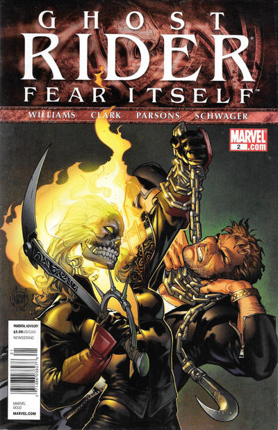 Cover for Ghost Rider (Marvel, 2011 series) #2 [Newsstand]