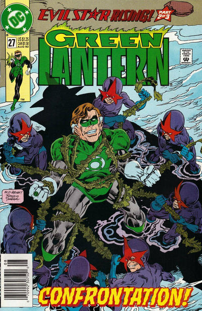 Cover for Green Lantern (DC, 1990 series) #27 [Newsstand]