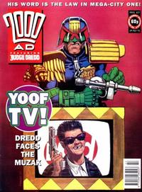 Cover for 2000 AD (Fleetway Publications, 1987 series) #837