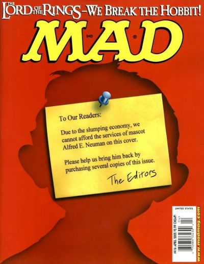 Cover for Mad (EC, 1952 series) #416