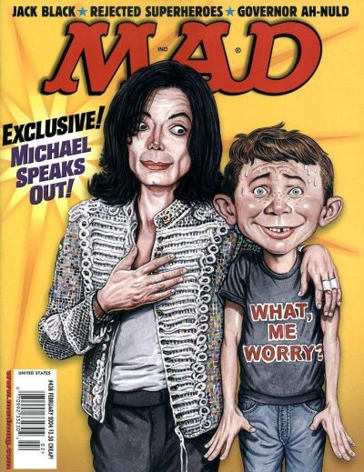 Cover for Mad (EC, 1952 series) #438 [Michael Jackson Cover]