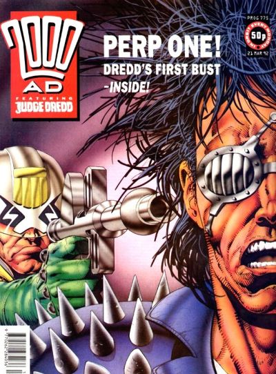 Cover for 2000 AD (Fleetway Publications, 1987 series) #775
