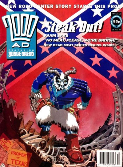 Cover for 2000 AD (Fleetway Publications, 1987 series) #813