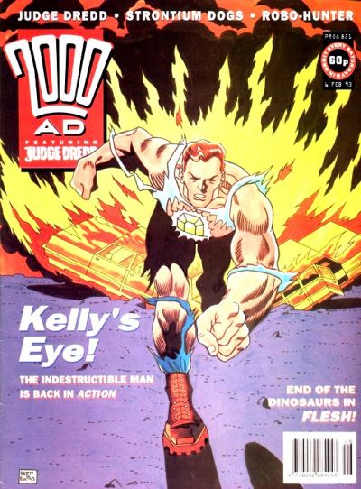 Cover for 2000 AD (Fleetway Publications, 1987 series) #821