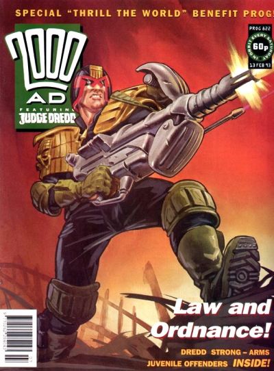 Cover for 2000 AD (Fleetway Publications, 1987 series) #822