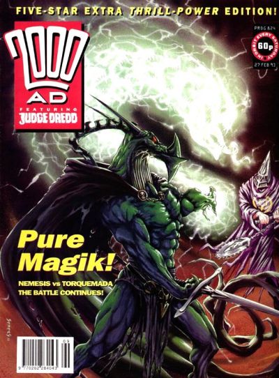 Cover for 2000 AD (Fleetway Publications, 1987 series) #824