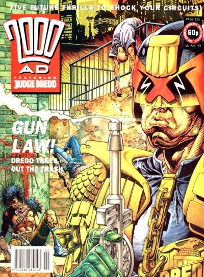 Cover for 2000 AD (Fleetway Publications, 1987 series) #835