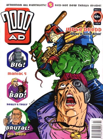 Cover for 2000 AD (Fleetway Publications, 1987 series) #842