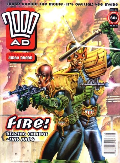 Cover for 2000 AD (Fleetway Publications, 1987 series) #844