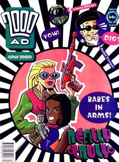 Cover for 2000 AD (Fleetway Publications, 1987 series) #845