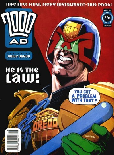 Cover for 2000 AD (Fleetway Publications, 1987 series) #853
