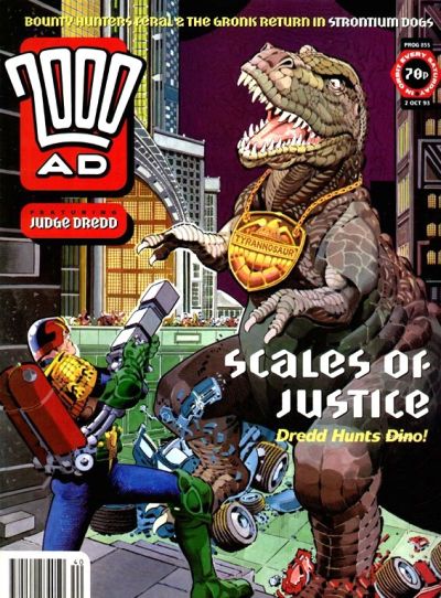Cover for 2000 AD (Fleetway Publications, 1987 series) #855