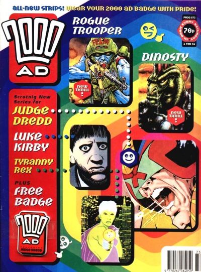 Cover for 2000 AD (Fleetway Publications, 1987 series) #873