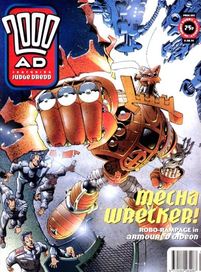 Cover for 2000 AD (Fleetway Publications, 1987 series) #895