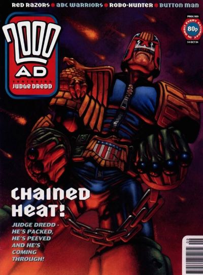 Cover for 2000 AD (Fleetway Publications, 1987 series) #909