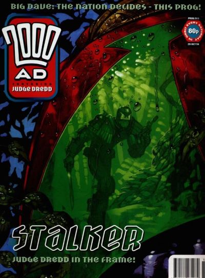 Cover for 2000 AD (Fleetway Publications, 1987 series) #911