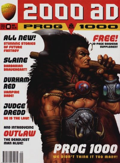 Cover for 2000 AD (Fleetway Publications, 1987 series) #1000