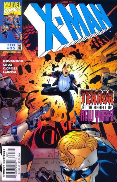 Cover for X-Man (Marvel, 1995 series) #35 [Direct Edition]
