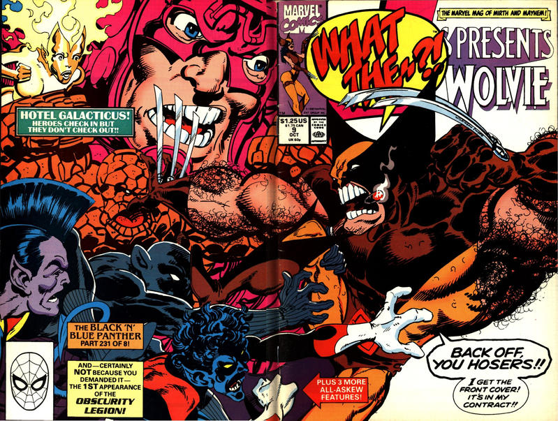 Cover for What The--?! (Marvel, 1988 series) #9