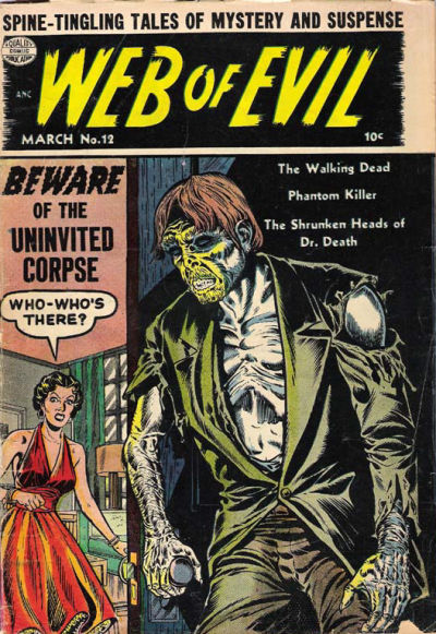 Cover for Web of Evil (Quality Comics, 1952 series) #12