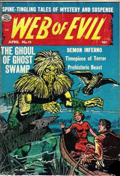 Cover for Web of Evil (Quality Comics, 1952 series) #13