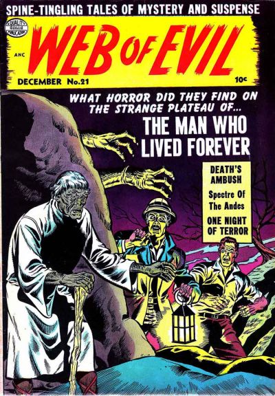 Cover for Web of Evil (Quality Comics, 1952 series) #21