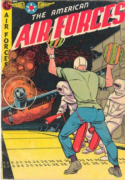 Cover for The American Air Forces (Magazine Enterprises, 1944 series) #12 [A-1 #91]
