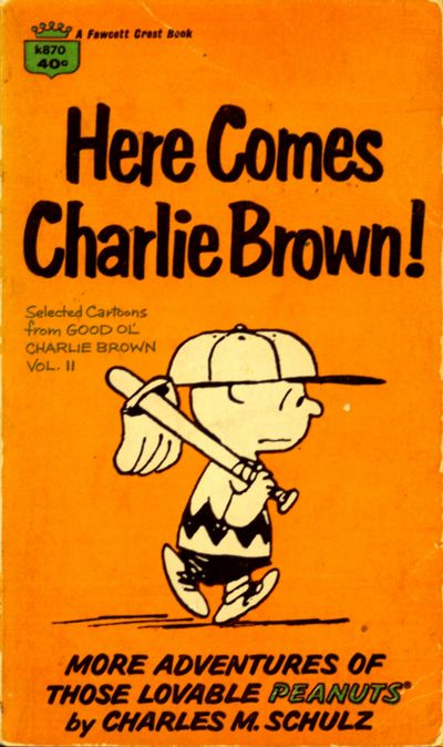 Cover for Here Comes Charlie Brown! (Crest Books, 1964 series) #K870