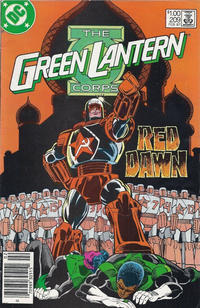 Cover Thumbnail for The Green Lantern Corps (DC, 1986 series) #209 [Canadian]