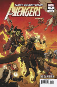 Cover Thumbnail for Avengers (Marvel, 2018 series) #18 (718) [Paolo Rivera 'Asgardian']