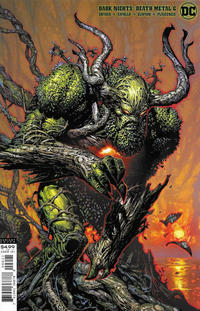 Cover Thumbnail for Dark Nights: Death Metal (DC, 2020 series) #6 [David Finch Swamp Thing Variant Cover]
