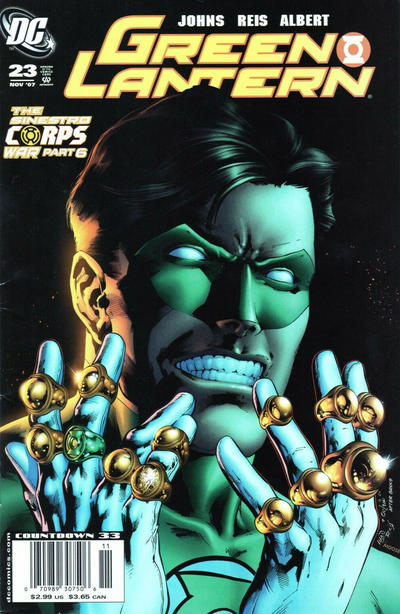 Cover for Green Lantern (DC, 2005 series) #23 [Newsstand]