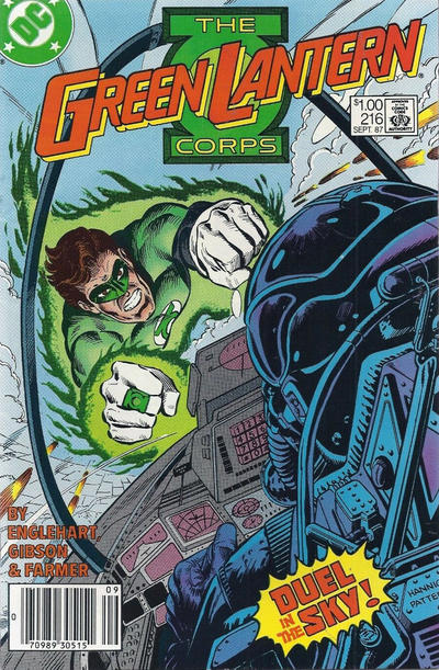 Cover for The Green Lantern Corps (DC, 1986 series) #216 [Canadian]