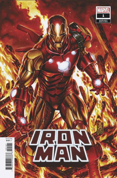 Cover for Iron Man (Marvel, 2020 series) #1 [Mark Brooks Variant Cover]