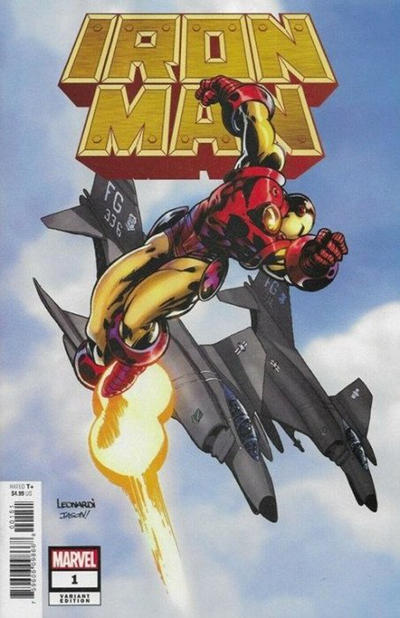 Cover for Iron Man (Marvel, 2020 series) #1 [Rick Leonardi 'Hidden Gem' Variant Cover]