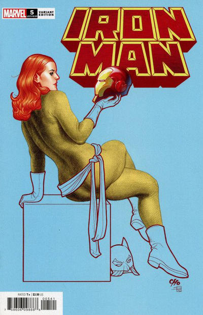 Cover for Iron Man (Marvel, 2020 series) #5 (630) [Frank Cho Variant Cover]