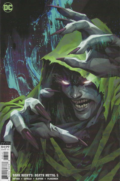 Cover for Dark Nights: Death Metal (DC, 2020 series) #5 [Kael Ngu Spectre Variant Cover]