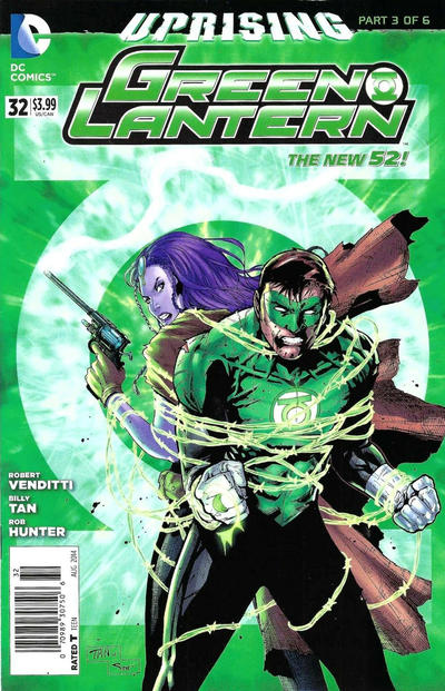 Cover for Green Lantern (DC, 2011 series) #32 [Newsstand]