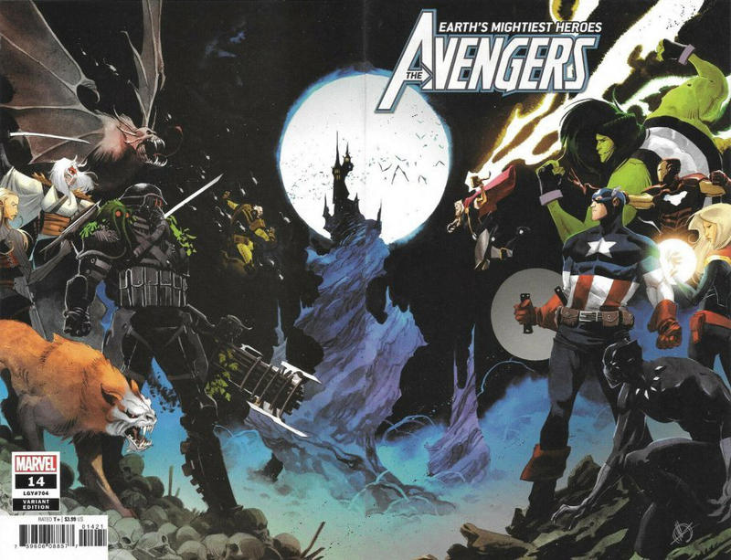 Cover for Avengers (Marvel, 2018 series) #14 (704) [Matteo Scalera]