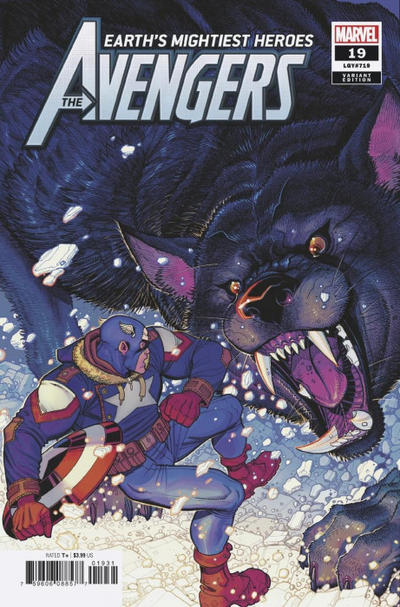 Cover for Avengers (Marvel, 2018 series) #19 (719) [Nick Bradshaw]
