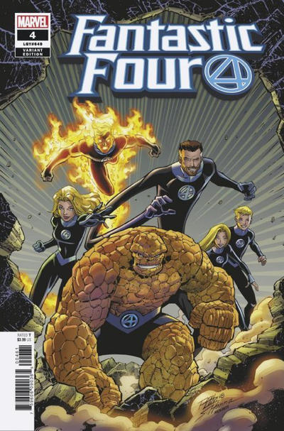 Cover for Fantastic Four (Marvel, 2018 series) #4 [Ron Lim]