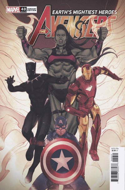 Cover for Avengers (Marvel, 2018 series) #40 (740) [Joshua Swaby Cover]