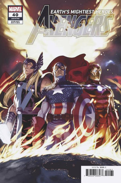Cover for Avengers (Marvel, 2018 series) #40 (740) [Avengers Trio - Taurin Clarke]