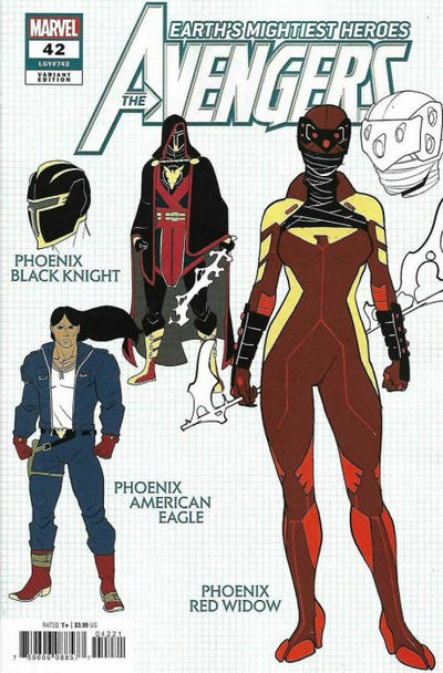 Cover for Avengers (Marvel, 2018 series) #42 (742) [Phoenix - Javier Garron]