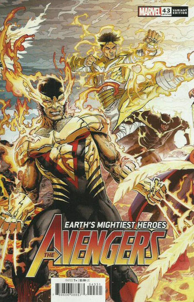 Cover for Avengers (Marvel, 2018 series) #43 (743) [Dustin Weaver Connecting Cover]