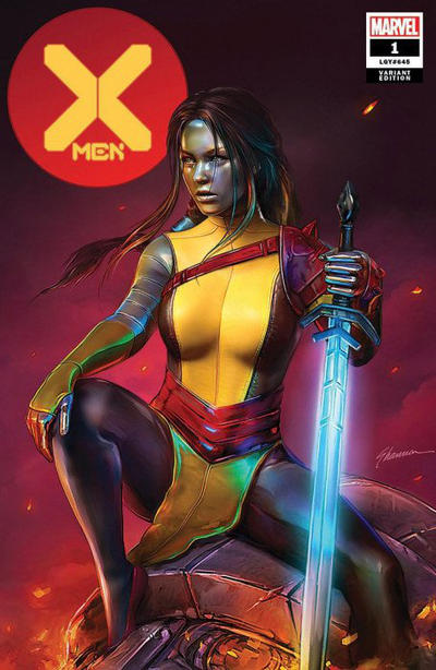 Cover for X-Men (Marvel, 2019 series) #1 [Shannon Maer Exclusive Rasputin Trade Dress]