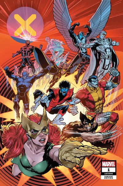 Cover for X-Men (Marvel, 2019 series) #1 [Rhode Island Comic Con Neal Adams Variant]
