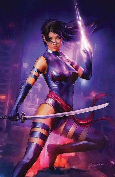 Cover for X-Men (Marvel, 2019 series) #3 [The Comic Mint - Shannon Maer - Psylocke Virgin]