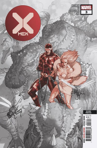 Cover for X-Men (Marvel, 2019 series) #3 [Second Printing - Leinil Francis Yu]